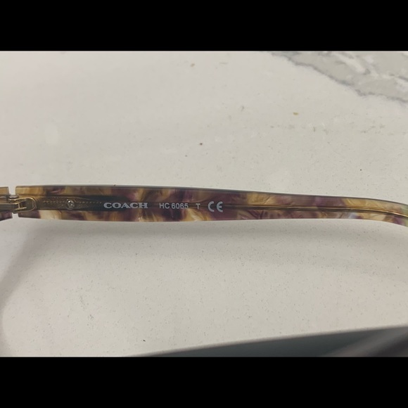 Coach HC 6065 Frame. Light Brown Confetti Tortoise - Picture 11 of 15